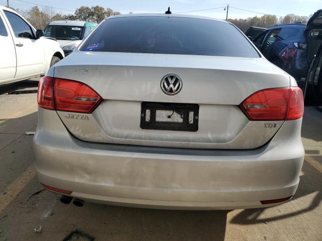 3VW3L7AJ1EM431646 - 2014 VOLKSWAGEN JETTA TDI SILVER photo 6