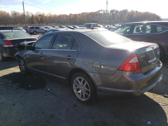 3FAHP0JA4CR341093 - 2012 FORD FUSION SEL GRAY photo 2