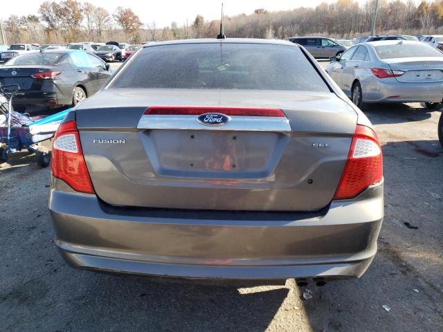 3FAHP0JA4CR341093 - 2012 FORD FUSION SEL GRAY photo 6