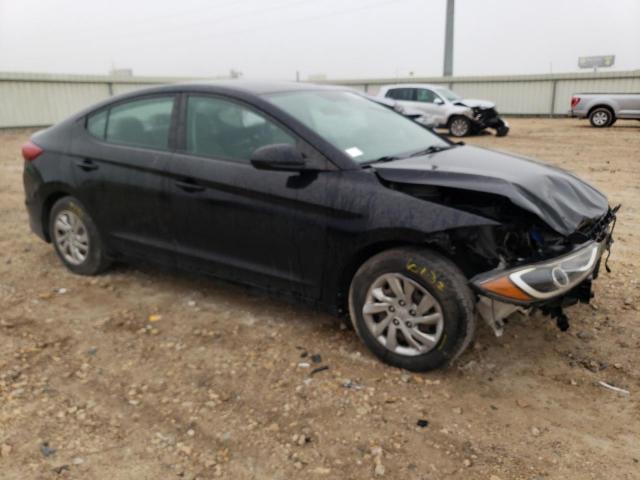 KMHD74LF4HU164677 - 2017 HYUNDAI ELANTRA SE BLACK photo 4