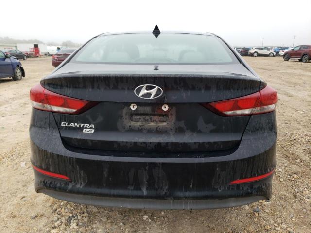 KMHD74LF4HU164677 - 2017 HYUNDAI ELANTRA SE BLACK photo 6