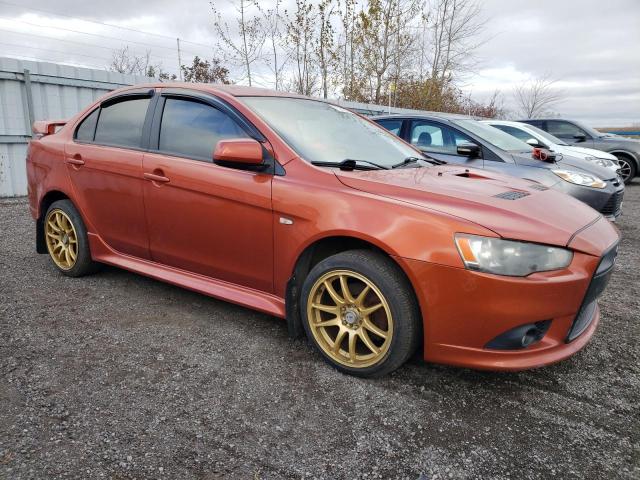 JA32V6FV2BU608080 - 2011 MITSUBISHI LANCER RALLIART ORANGE photo 4