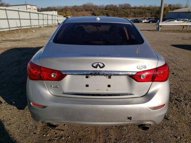 JN1BV7AR4EM699880 - 2014 INFINITI Q50 BASE SILVER photo 6