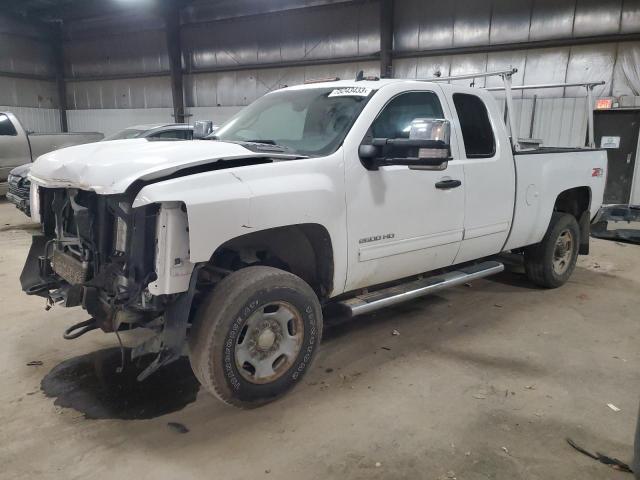 1GC2KXC87DZ161136 - 2013 CHEVROLET SILVERADO K2500 HEAVY DUTY LT WHITE photo 1