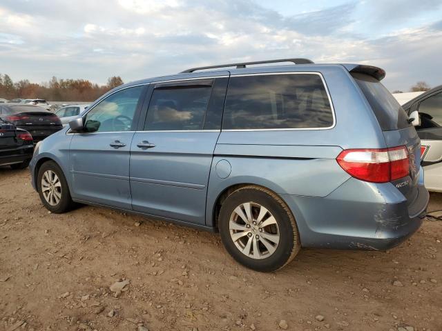 5FNRL384X7B064873 - 2007 HONDA ODYSSEY EX BLUE photo 2