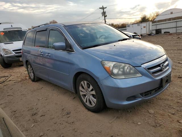 5FNRL384X7B064873 - 2007 HONDA ODYSSEY EX BLUE photo 4