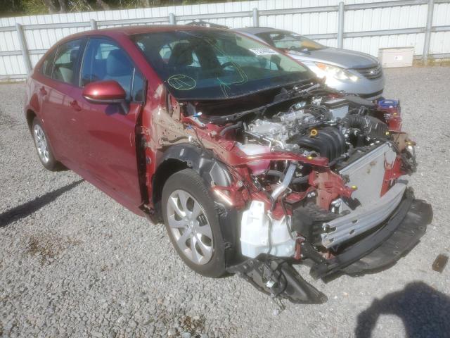 5YFEPMAE5NP295869 - 2022 TOYOTA COROLLA LE RED photo 4