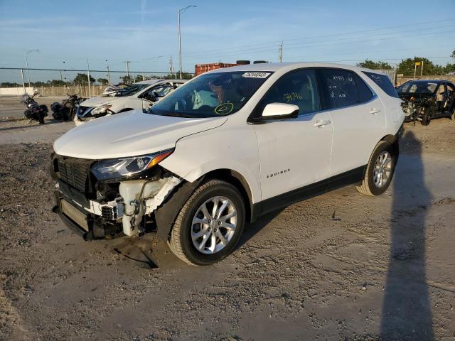 2GNAXUEV8L6212143 - 2020 CHEVROLET EQUINOX LT WHITE photo 1