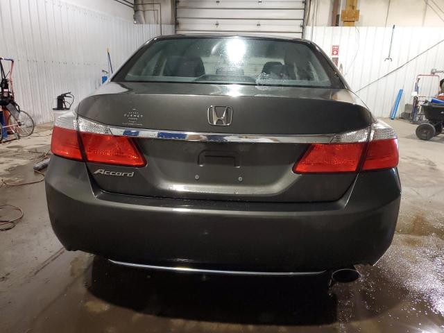 1HGCR2F32EA002111 - 2014 HONDA ACCORD LX GRAY photo 6