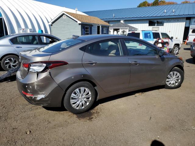 5NPDH4AEXGH672074 - 2016 HYUNDAI ELANTRA SE GRAY photo 3