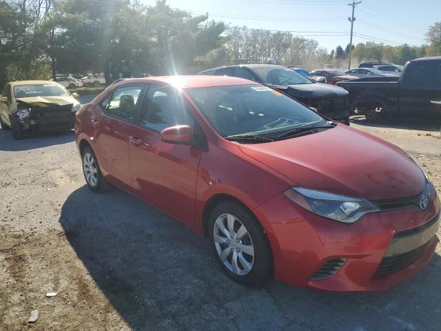 5YFBURHE3FP347337 - 2015 TOYOTA COROLLA L RED photo 4