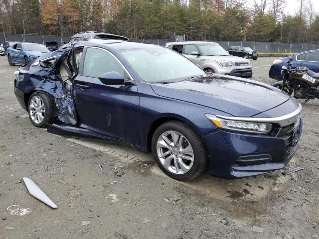 1HGCV1F18JA075031 - 2018 HONDA ACCORD LX BLUE photo 4