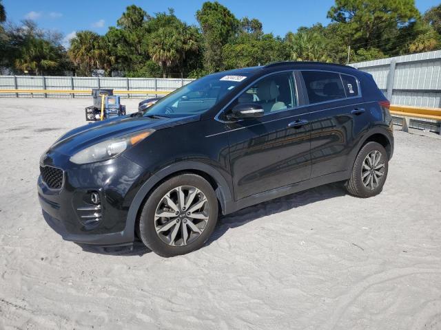 KNDPN3AC5J7420694 - 2018 KIA SPORTAGE EX BLACK photo 1