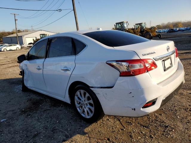 3N1AB7AP1KY431168 - 2019 NISSAN SENTRA S WHITE photo 2