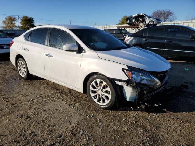 3N1AB7AP1KY431168 - 2019 NISSAN SENTRA S WHITE photo 4