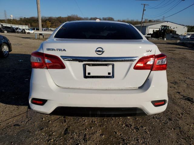 3N1AB7AP1KY431168 - 2019 NISSAN SENTRA S WHITE photo 6