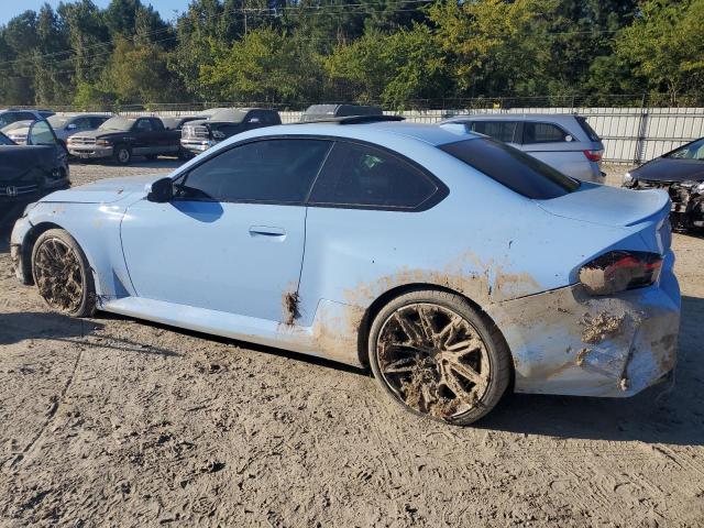 3MF13DM07R8D97218 - 2024 BMW M2 BLUE photo 2