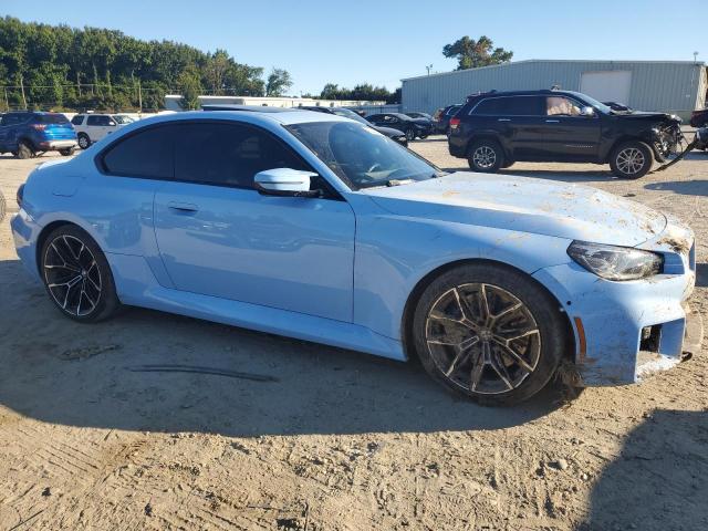 3MF13DM07R8D97218 - 2024 BMW M2 BLUE photo 4