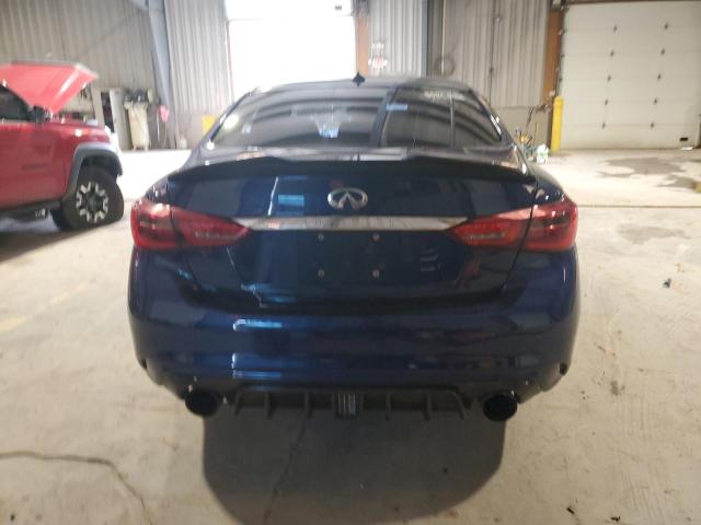 JN1EV7AR2KM592223 - 2019 INFINITI Q50 LUXE BLUE photo 6