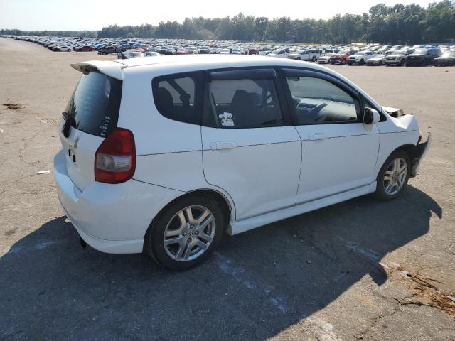 JHMGD37607S031731 - 2007 HONDA FIT S თეთრი ფოტო 3