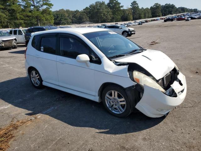 JHMGD37607S031731 - 2007 HONDA FIT S თეთრი ფოტო 4