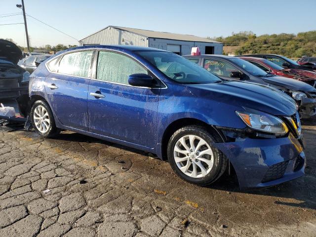 3N1AB7AP8KY405165 - 2019 NISSAN SENTRA S BLUE photo 4