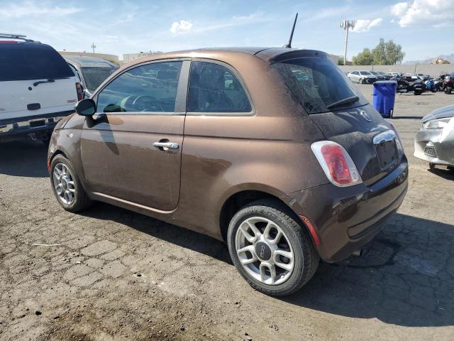 3C3CFFAR3CT119877 - 2012 FIAT 500 POP BROWN photo 2