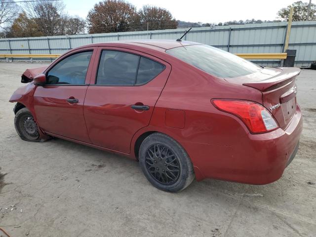 3N1CN7AP5KL804595 - 2019 NISSAN VERSA S RED photo 2