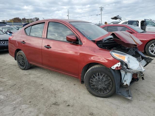 3N1CN7AP5KL804595 - 2019 NISSAN VERSA S RED photo 4