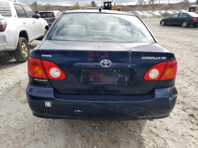 2T1BR32E54C285511 - 2004 TOYOTA COROLLA CE BLUE photo 6