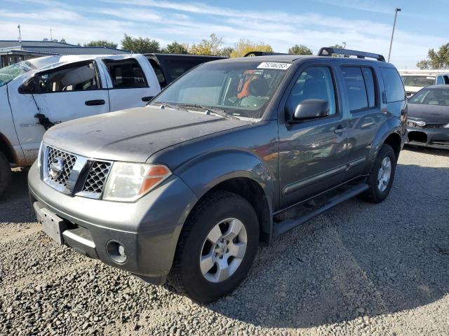 5N1AR18W77C649646 - 2007 NISSAN PATHFINDER LE BLACK photo 1