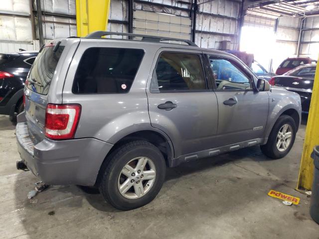 1FMCU49H78KB42536 - 2008 FORD ESCAPE HEV GRAY photo 3