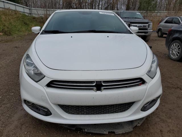 1C3CDFCH8DD194513 - 2013 DODGE DART LIMITED WHITE photo 5