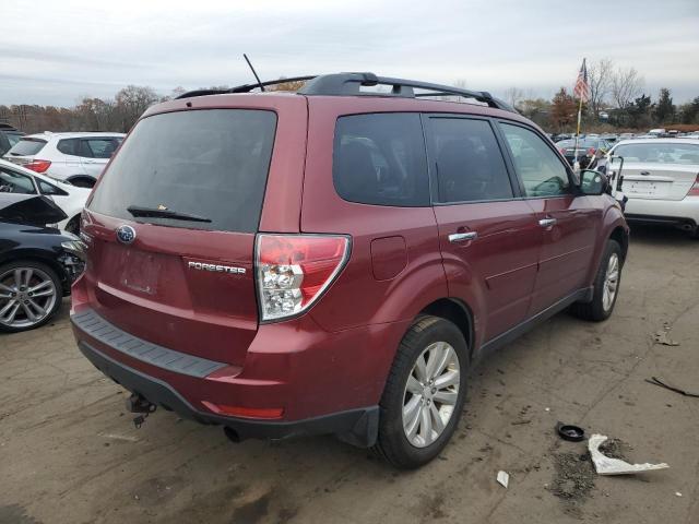 JF2SHBFC3CH432877 - 2012 SUBARU FORESTER LIMITED MAROON photo 3