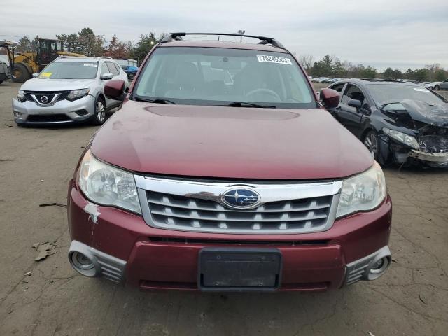 JF2SHBFC3CH432877 - 2012 SUBARU FORESTER LIMITED MAROON photo 5