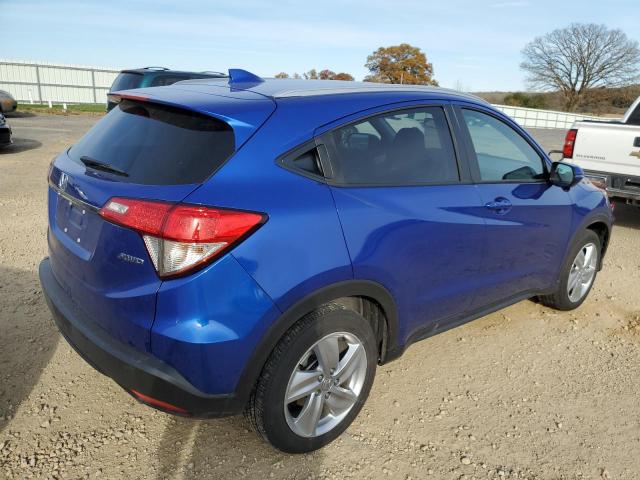 3CZRU6H53KM734057 - 2019 HONDA HR-V EX BLUE photo 3