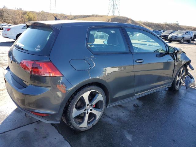 3VWYT7AU9FM057840 - 2015 VOLKSWAGEN GTI GRAY photo 3