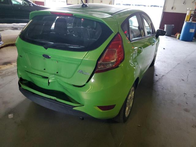 3FADP4EJ9EM130780 - 2014 FORD FIESTA SE GREEN photo 3