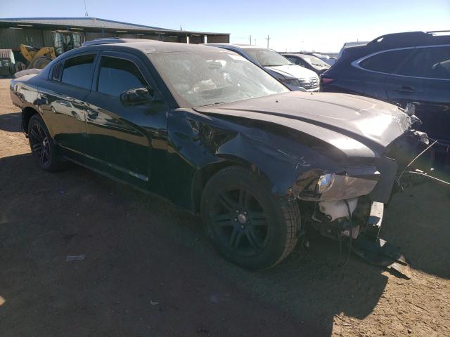 2C3CDXAT4EH150879 - 2014 DODGE CHARGER POLICE BLACK photo 4