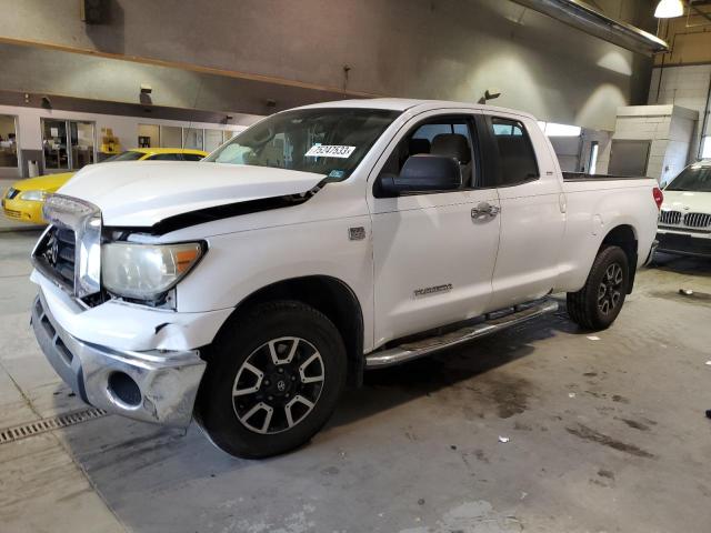 5TFRT541X7X015217 - 2007 TOYOTA TUNDRA DOUBLE CAB SR5 WHITE photo 1