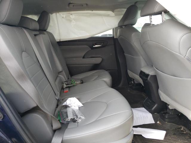 5TDHZRBH2NS570666 - 2022 TOYOTA HIGHLANDER XLE BLUE photo 11