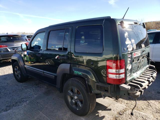 1J4PN3GK1AW172572 - 2010 JEEP LIBERTY RENEGADE GREEN photo 2