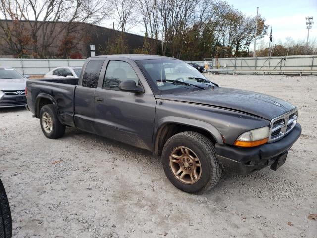 1D7GL32K34S519341 - 2004 DODGE DAKOTA SPORT GRAY photo 4