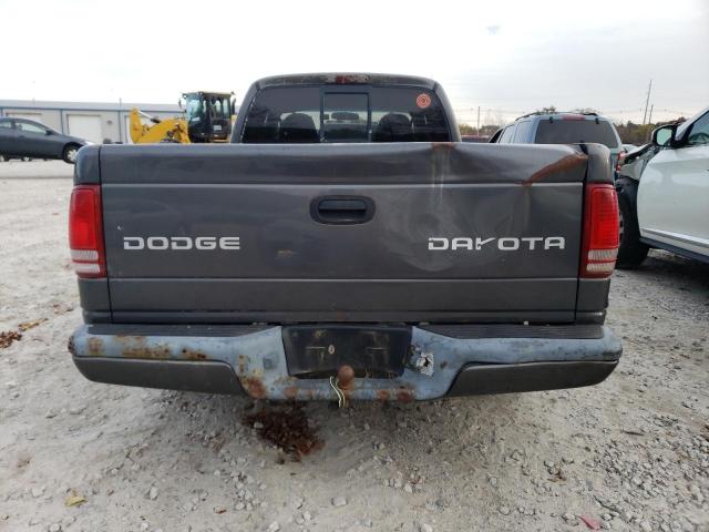 1D7GL32K34S519341 - 2004 DODGE DAKOTA SPORT GRAY photo 6