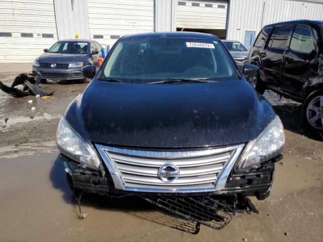 3N1AB7AP6EL667445 - 2014 NISSAN SENTRA S BLACK photo 5