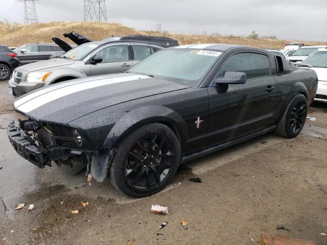 1ZVFT80N665182128 - 2006 FORD MUSTANG BLACK photo 1