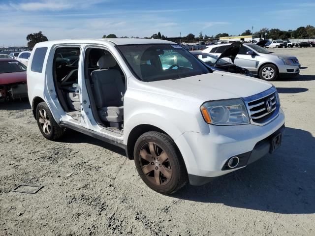 5FNYF3H44DB023038 - 2013 HONDA PILOT EX WHITE photo 4