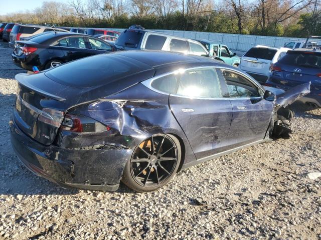 5YJSA1CP2DFP09945 - 2013 TESLA MODEL S Կապույտ լուսանկար 3