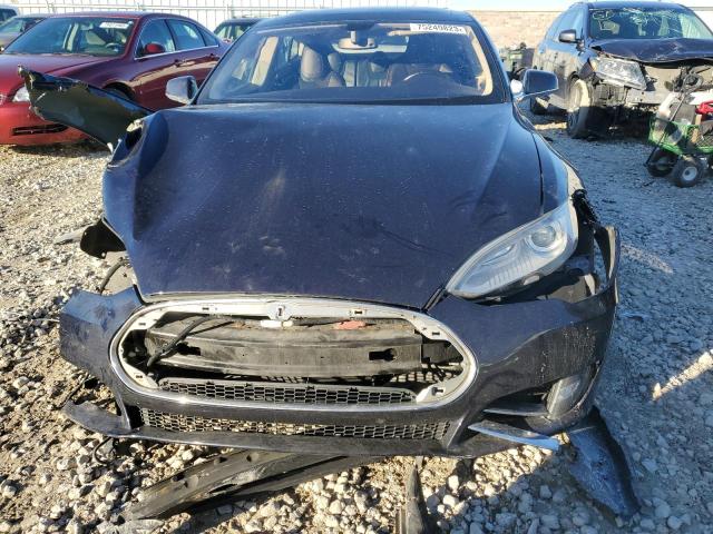 5YJSA1CP2DFP09945 - 2013 TESLA MODEL S Կապույտ լուսանկար 5