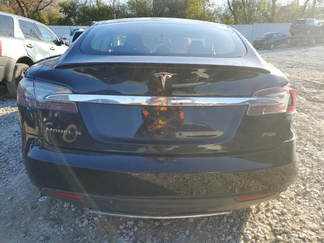 5YJSA1CP2DFP09945 - 2013 TESLA MODEL S Կապույտ լուսանկար 6